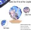 6Pack Soft Satin Hair Bonnet for Women Girls Shower Caps Hair Hat for Sleeping Shower Beautiful Hair Head Cover Bonnet