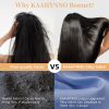 Silk Bonnet for Sleeping Women, Satin Hair Bonnet for Sleeping for Wavy Curly Natural Hair Women Men - Blue