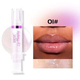 Lip Plumping Booster, Spicy Lip Plumping Oil, Ultra Hydrating Glossy Lip Plumper, Natural Fuller Lip Gloss For Girls Women (Option: Style1)